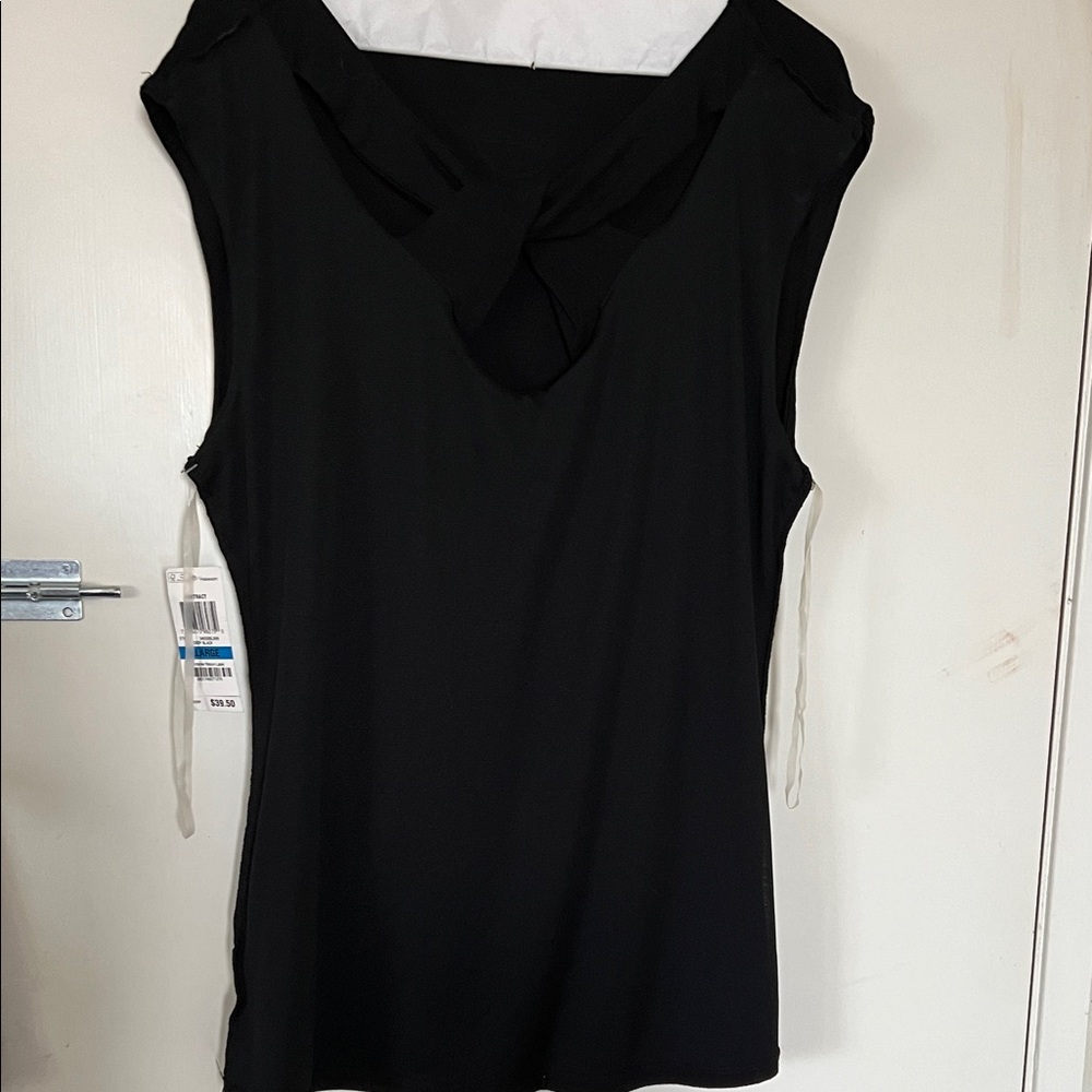 Elegant Black Sleeveless Top